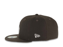 Load image into Gallery viewer, San Diego Padres New Era MLB 59FIFTY 5950 Fitted Cap Hat Brown Crown/Visor Cream Logo 1984 World Series Side Patch Light Cream UV
