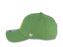 Load image into Gallery viewer, San Diego Padres &#39;47 Brand  MLB MVP Adjustable Cap Hat Light Green Crown/Visor White/Yellow Logo 1998 World Series Side Patch Yellow UV
