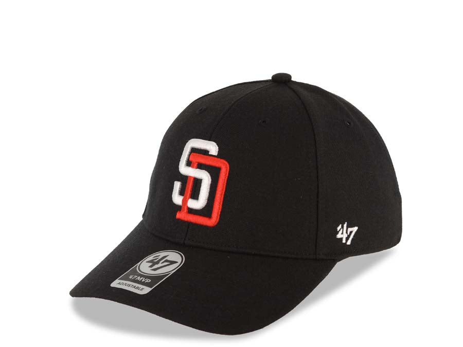 '47 Black San Francisco 49ers Logo MVP Adjustable Hat