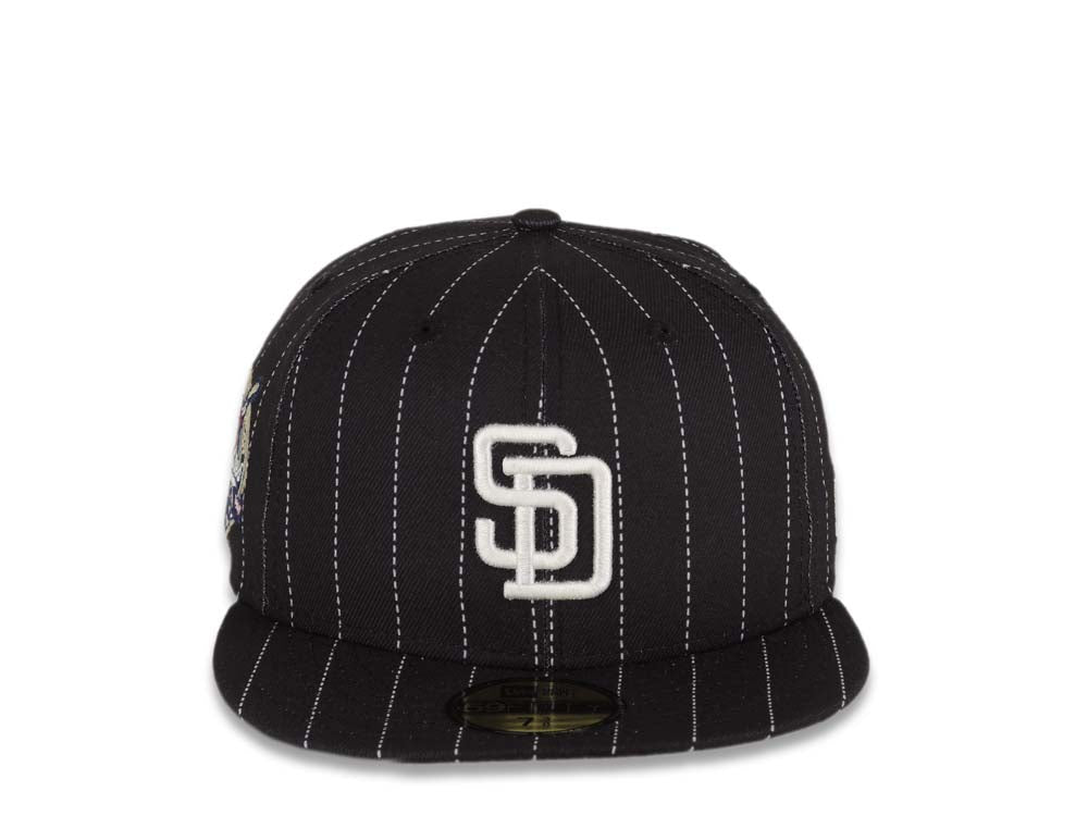 New Era 59FIFTY San Diego Padres P Logo Fitted Hat Black White
