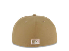 Load image into Gallery viewer, San Diego Padres New Era MLB 59FIFTY 5950 Fitted Cap Hat Khaki Crown/Visor White Logo 1998 World Series Side Patch Pink UV
