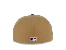 Load image into Gallery viewer, San Diego Padres New Era MLB 59FIFTY 5950 Fitted Cap Hat Wheat Crown/Visor Brown/White P Logo Established 1969 Side Patch Brown UV
