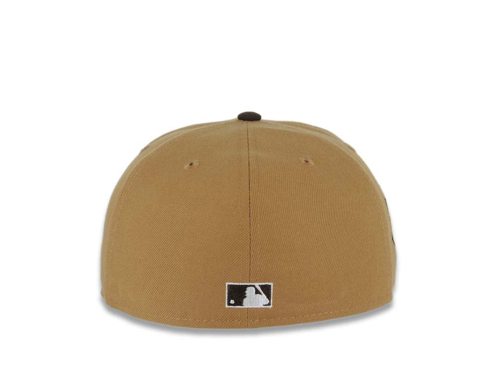 Caps New Era 5950 Mlb Patch 59Fifty New York Yankees Brown/ White