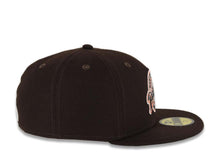 Load image into Gallery viewer, San Diego Padres New Era MLB 59FIFTY 5950 Fitted Cap Hat Dark Brown Crown/Visor Brown/White/Orange Baseball Club Retro Logo 
