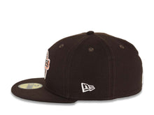 Load image into Gallery viewer, San Diego Padres New Era MLB 59FIFTY 5950 Fitted Cap Hat Dark Brown Crown/Visor Brown/White/Orange Baseball Club Retro Logo 
