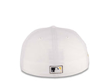 Load image into Gallery viewer, San Diego Padres New Era MLB 59FIFTY 5950 Fitted Cap Hat White Crown/Visor Brown Logo Stadium Side Patch Gray UV

