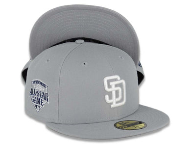 San Diego Padres 2016 All Star Game New Era Fitted 59Fifty Hat (GITD Brown  Sky Blue Under Brim)