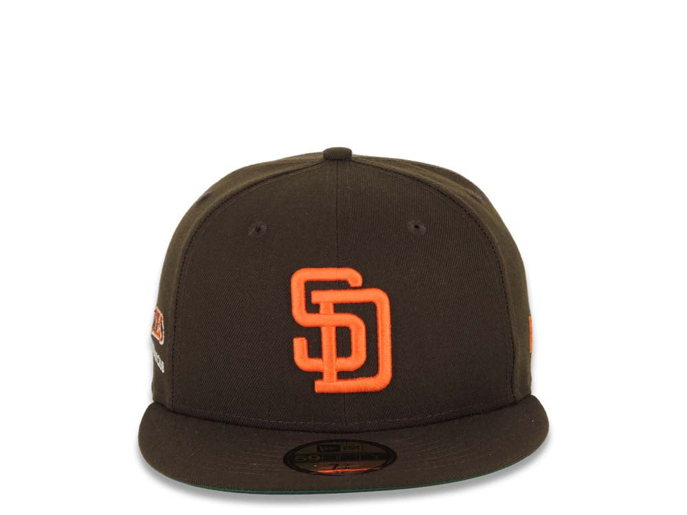 San Diego Padres New Era MLB 59FIFTY 5950 Fitted Cap Hat Brown