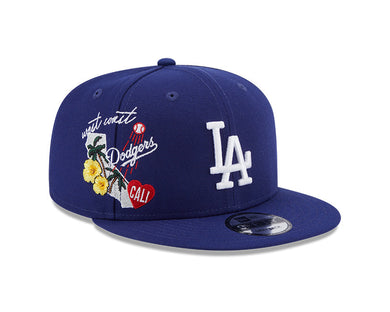 Los Angeles Dodgers New Era MLB 9FIFTY 950 Snapback Cap Hat Royal Blue Crown/Visor White Logo (Icon)