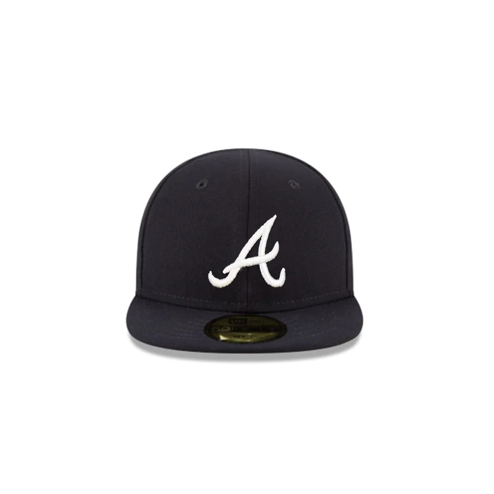 Infant Atlanta Braves New Era Navy My First 59FIFTY Fitted Hat