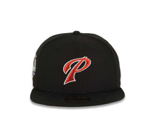 Load image into Gallery viewer, San Diego Padres New Era MLB 59FIFTY 5950 Fitted Cap Hat Black Crown/Visor Metallic Red “P” Logo 40th Anniversary Side Patch White UV
