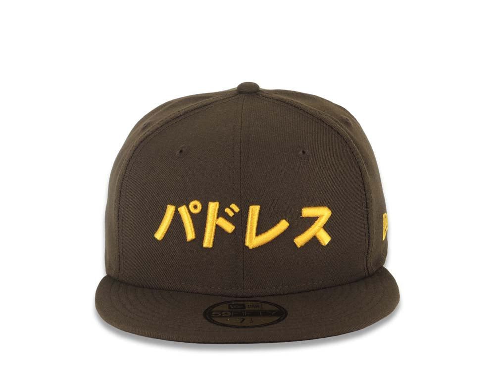 San Diego Padres New Era MLB 59FIFTY 5950 Fitted Cap Hat Brown