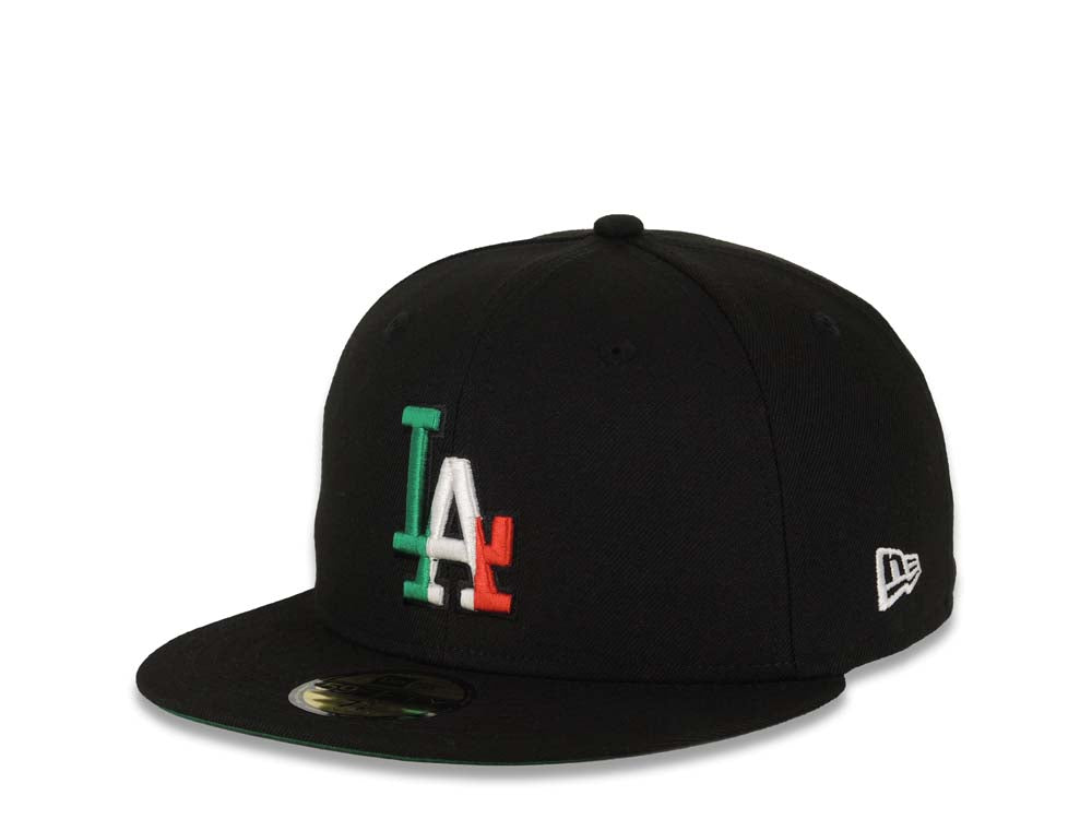 Mexico Flag Colors) Los Angeles Dodgers New Era MLB 59FIFTY 5950