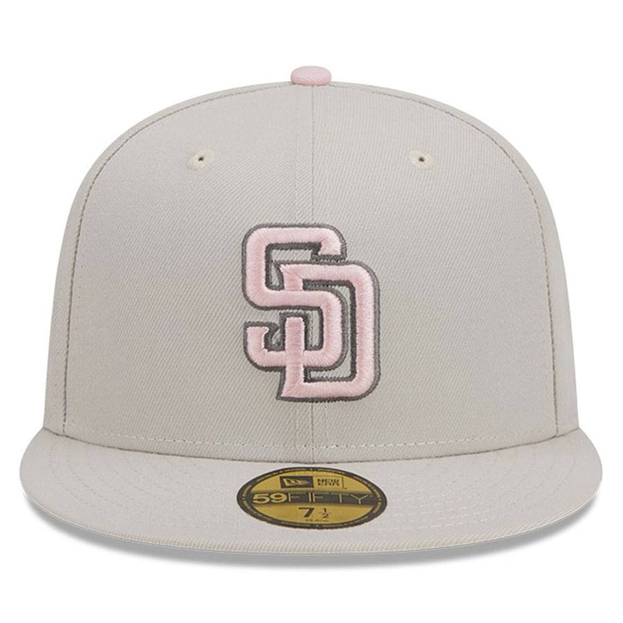 New Era 59FIFTY San Diego Padres Mother's Day 2023 Fitted Hat Stone