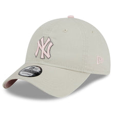 Load image into Gallery viewer, New York Yankees New Era MLB 9TWENTY 920 Adjustable Cap Hat Stone Crown/Visor Pink/Gray Logo Mother&#39;s Day 2023 Side Patch Pink UV
