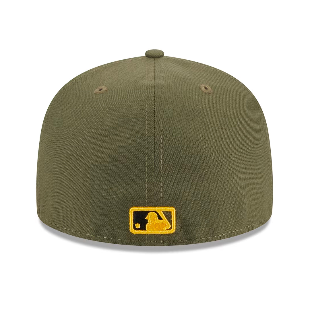 San Diego Padres New Era MLB 59FIFTY 5950 Fitted Cap Hat Olive Green C –  Capland