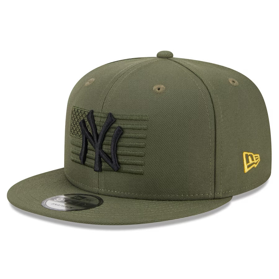 New York Yankees New Era MLB 9FIFTY 950 Snapback Cap Hat Olive