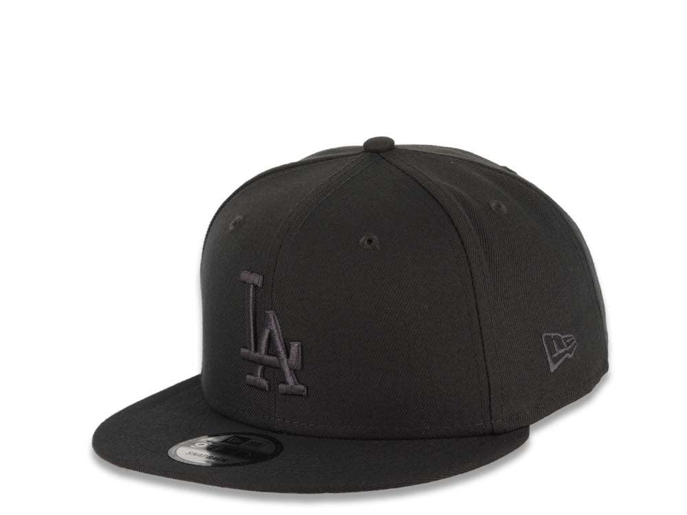 Los Angeles Dodgers New Era MLB 9FIFTY 950 Snapback Cap Hat Dark Gray Crown/Visor Dark Gray Logo (Color Pack)