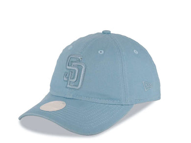 (Women) San Diego Padres New Era MLB 9TWENTY 920 Adjustable Cap Hat Blue Crown/Visor Blue Logo