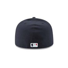 Load image into Gallery viewer, (Youth) Cleveland Indians New Era MLB 59FIFTY 5950 Kids Fitted Cap Hat Navy Blue Crown/Visor Red Logo
