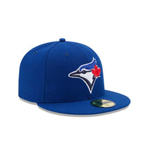 Load image into Gallery viewer, (Youth) Toronto Blue Jays New Era MLB 59FIFTY 5950 Kids Fitted Cap Hat Royal Blue Crown/Visor Team Color Logo
