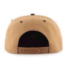 Load image into Gallery viewer, San Diego Padres &#39;47 Brand MLB Captain Snapback Cap Hat Khaki Crown/Visor Brown Logo Khaki UV
