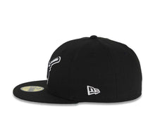 Load image into Gallery viewer, San Diego Padres New Era MLB 59FIFTY 5950 Fitted Cap Hat Black Crown/Visor Black/White Logo 1998 World Series Side Patch Green UV
