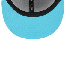 Load image into Gallery viewer, Chicago White Sox New Era MLB 59FIFTY 5950 Fitted Cap Hat Black Crown/Visor Sky Blue/White Logo Father&#39;s Day 2023 Side Patch Sky Blue UV
