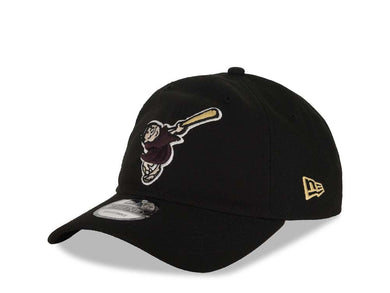 San Diego Padres New Era MLB 9TWENTY 920 Adjustable Cap Hat Black Crown/Visor Maroon/Yellow Swinging Friar Logo Black UV