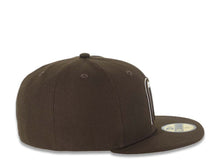 Load image into Gallery viewer, Mexico New Era WBC World Baseball Classic 59FIFTY 5950 Fitted Cap Hat Brown Crown/Visor White/Brown Khaki Logo Khaki UV
