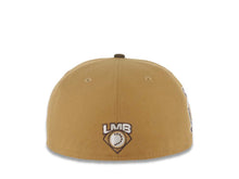 Load image into Gallery viewer, Tijuana Toros New Era LMB 59FIFTY 5950 Fitted Cap Hat Wheat Crown/Visor Brown Logo Desarollo Toros Side Patch Brown UV
