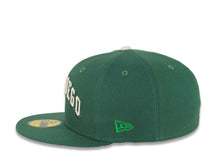 Load image into Gallery viewer, San Diego Padres New Era MLB 59FIFTY 5950 Fitted Cap Hat Green Crown/Visor Cream/Aqau Script Logo Stadium Side Patch Gray UV (Swap Meet 2.0)
