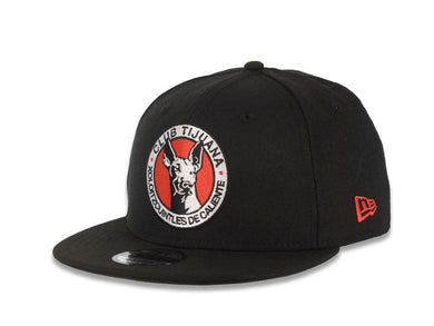 Xolos de Tijuana New Era Liga MX 9FIFTY 950 Snapback Cap Hat Black Crown/Visor Team Color Logo