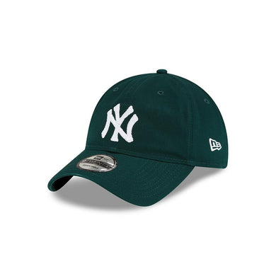 New York Yankees New Era MLB 9TWENTY 920 Adjustable Cap Hat Dark Green Crown/Visor White Logo