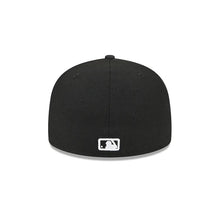 Load image into Gallery viewer, New York Yankees New Era MLB 59FIFTY 5950 Fitted Cap Hat Black Crown/Visor White Logo 1998 World Series Side Patch Gray UV
