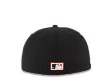 Load image into Gallery viewer, New York Yankees New Era MLB 59FIFTY 5950 Fitted Cap Hat Black Crown/Visor White Logo With Rose 2001 World Series Side Patch Red UV
