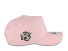 Load image into Gallery viewer, San Diego Padres New Era MLB 9FORTY 940 Adjustable A-Frame Cap Hat Pink Crown/Visor White Logo Red Roses 1998 World Series Side Patch Gray UV
