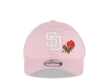 Load image into Gallery viewer, San Diego Padres New Era MLB 9TWENTY 920 Adjustable Cap Hat Pink Crown/Visor White Logo Red Roses Gray UV
