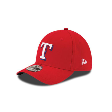(Youth) Texas Rangers New Era MLB 39THIRTY 3930 Kid Flexfit Cap Hat Red Crown/Visor White/Royal Blue Logo