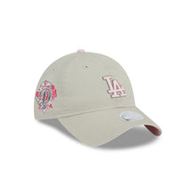 Load image into Gallery viewer, (Women) Los Angeles Dodgers New Era MLB 9TWENTY 920 Adjustable Cap Hat Stone Crown/Visor Pink/Gray Logo (2023 Mother&#39;s Day)
