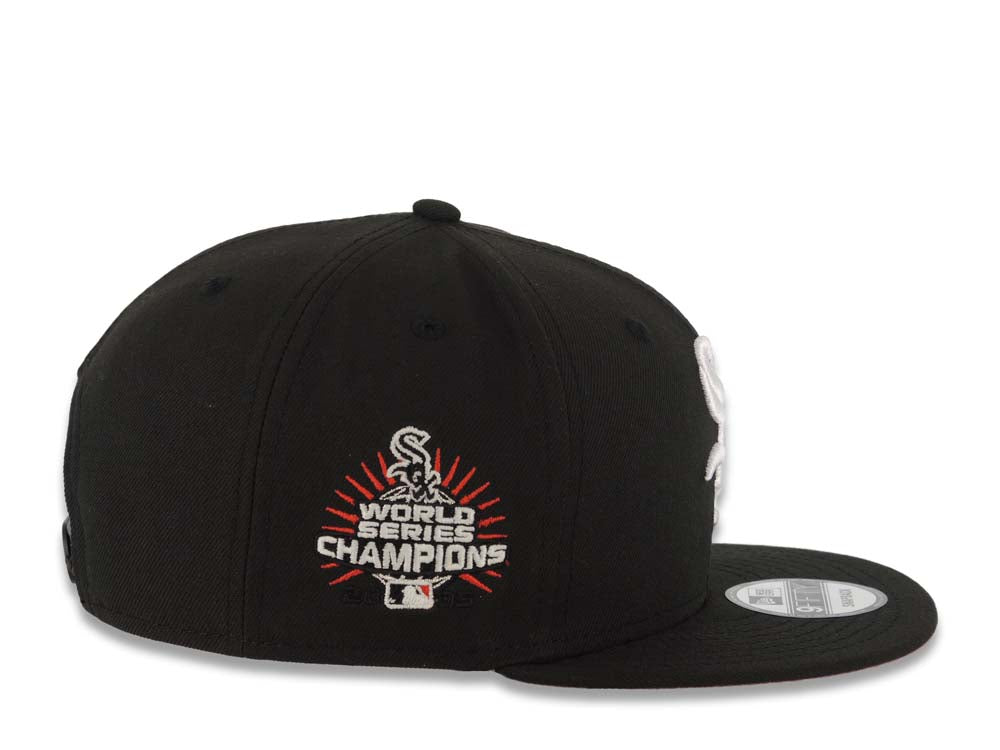 Chicago White Sox Black Multiple World Series Champions Patch Gray UV New  Era 59FIFTY Fitted Hat