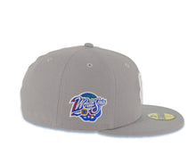 Load image into Gallery viewer, San Diego Padres New Era MLB 59FIFTY 5950 Fitted Cap Hat Gray Crown/Visor White Logo 1998 World Series Side Patch Cream UV
