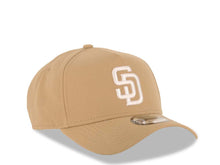 Load image into Gallery viewer, San Diego Padres New Era MLB 9FORTY 940 A-Frame Adjustable Snapback Cap Hat Khaki Crown/Visor White Logo
