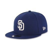 Load image into Gallery viewer, San Diego Padres New Era MLB 9FIFTY 950 Snapback Cap Hat Royal Blue Crown/Visor White Logo
