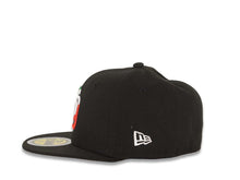 Load image into Gallery viewer, (Youth) San Diego Padres New Era MLB 59FIFTY 5950 Kid Fitted Cap Hat Black Crown/Visor Green/White/Red Logo 40th Anniversary Side Patch Gray UV
