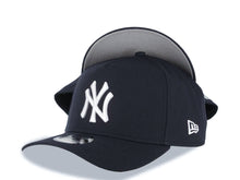 Load image into Gallery viewer, New York Yankees New Era MLB 9FORTY 940 Adjustable A-Frame Cap Hat Navy Blue Crown/Visor White Logo Gray UV
