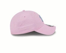 Load image into Gallery viewer, New York Yankees New Era MLB 9TWENTY 920 Adjustable Cap Hat Pink Crown/Visor Sky Blue/Dark Blue Logo (Color Pack)
