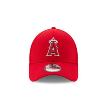 Load image into Gallery viewer, Los Angeles Anaheim Angels New Era MLB 39THIRTY 3930 Flexfit Cap Hat Red Crown/Visor Team Color Logo 
