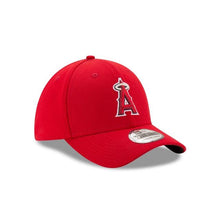 Load image into Gallery viewer, Los Angeles Anaheim Angels New Era MLB 39THIRTY 3930 Flexfit Cap Hat Red Crown/Visor Team Color Logo 
