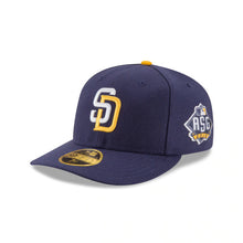 Load image into Gallery viewer, San Diego Padres New Era MLB 59FIFTY 5950 Low-Profile Fitted Cap Hat Navy Crown/Visor White/Gold Logo (2016 All-Star Game)
